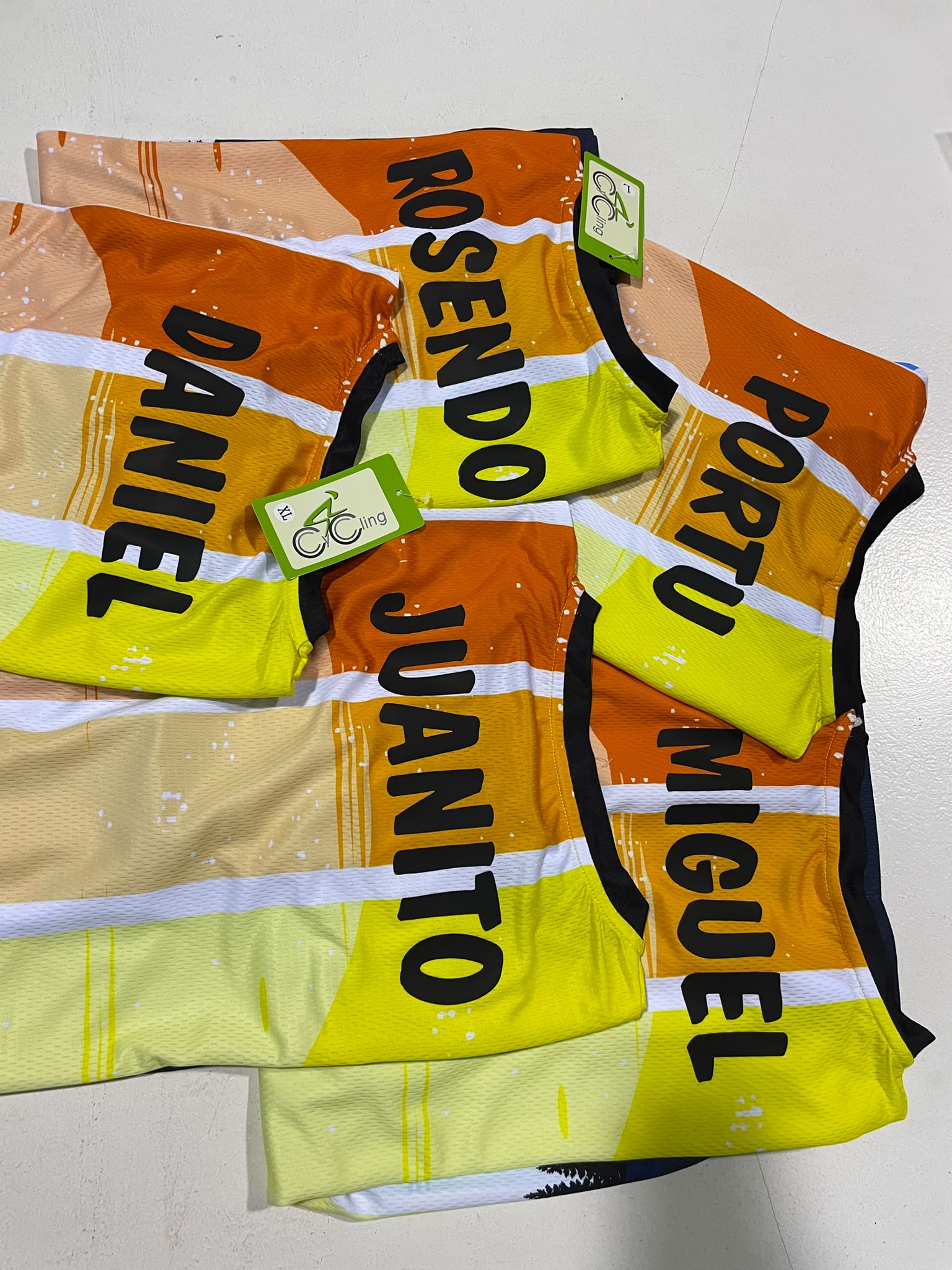 Equipaciones deportivas personalizadas