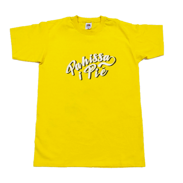 Camiseta personalizada mediante serigrafía a dos colores