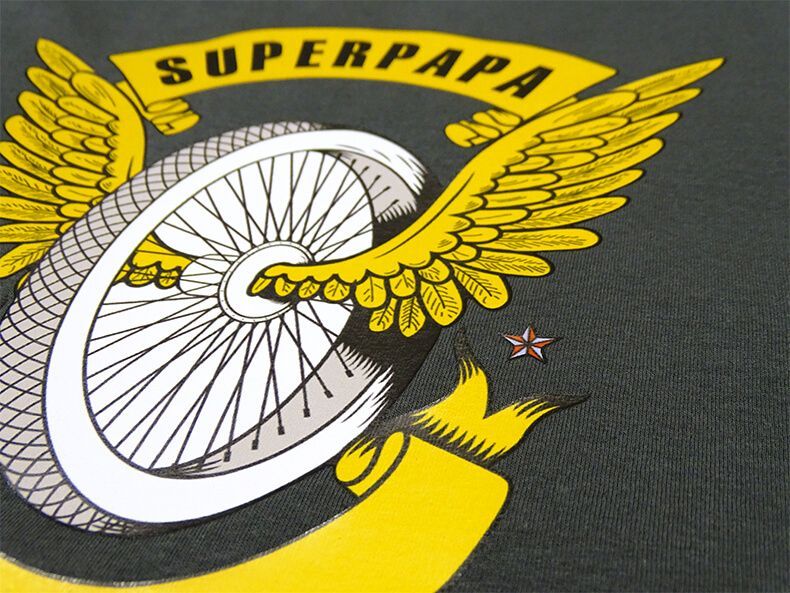 Textura de camiseta personalizada con vinilo impreso