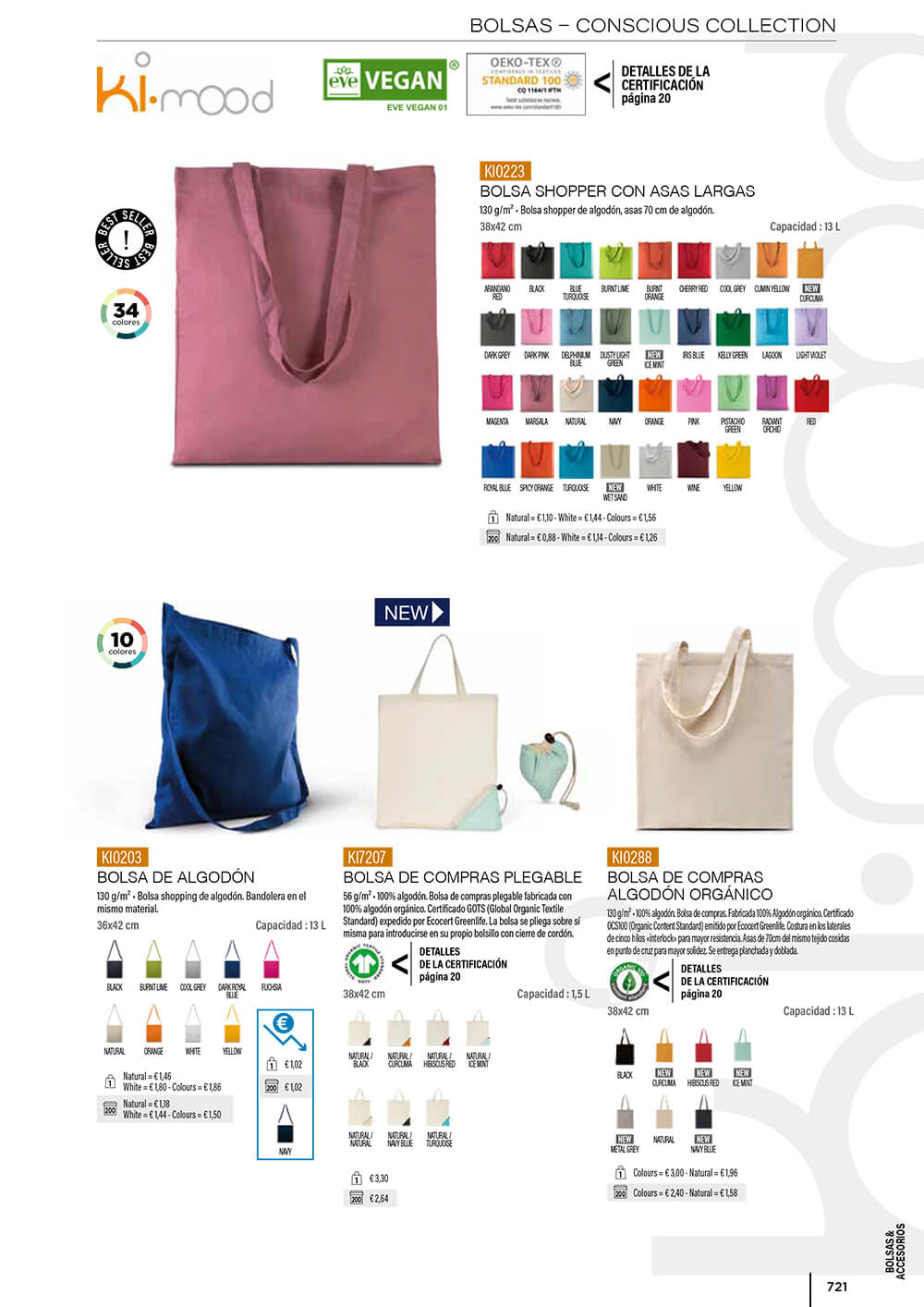 Bolsa de algodón para personalizar