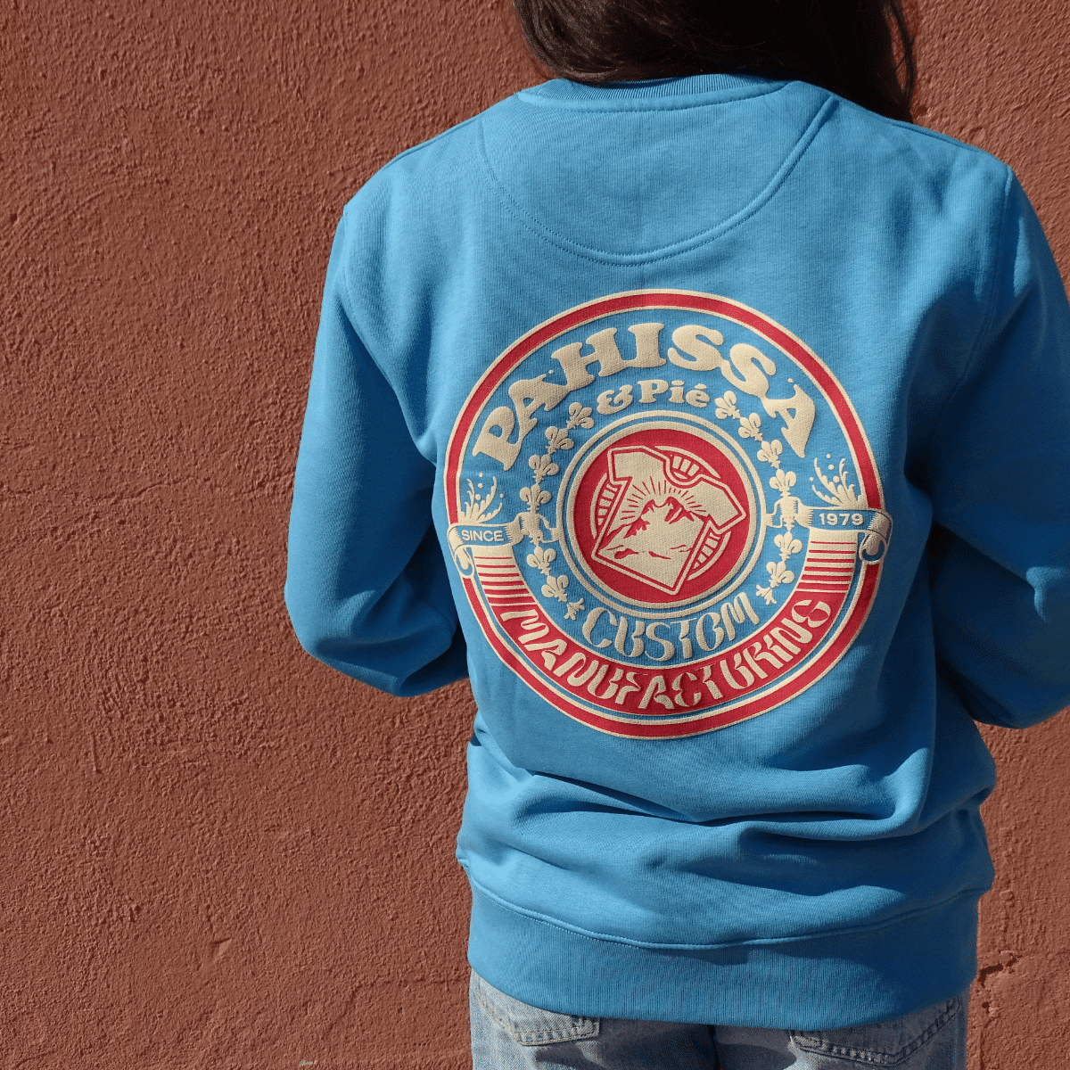 Sudadera personalizada vista lateral