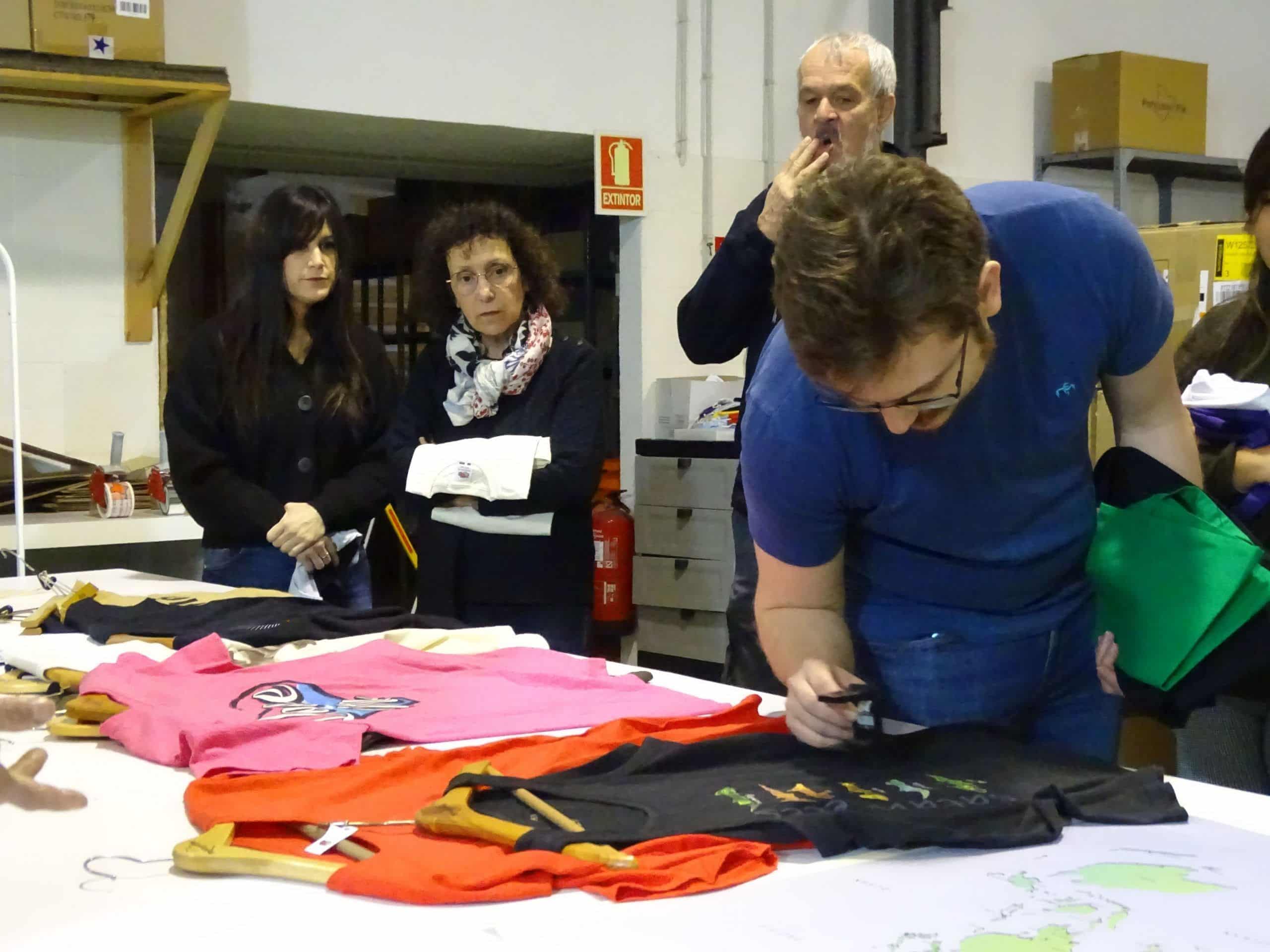 Explicación de proceso de serigrafía textil