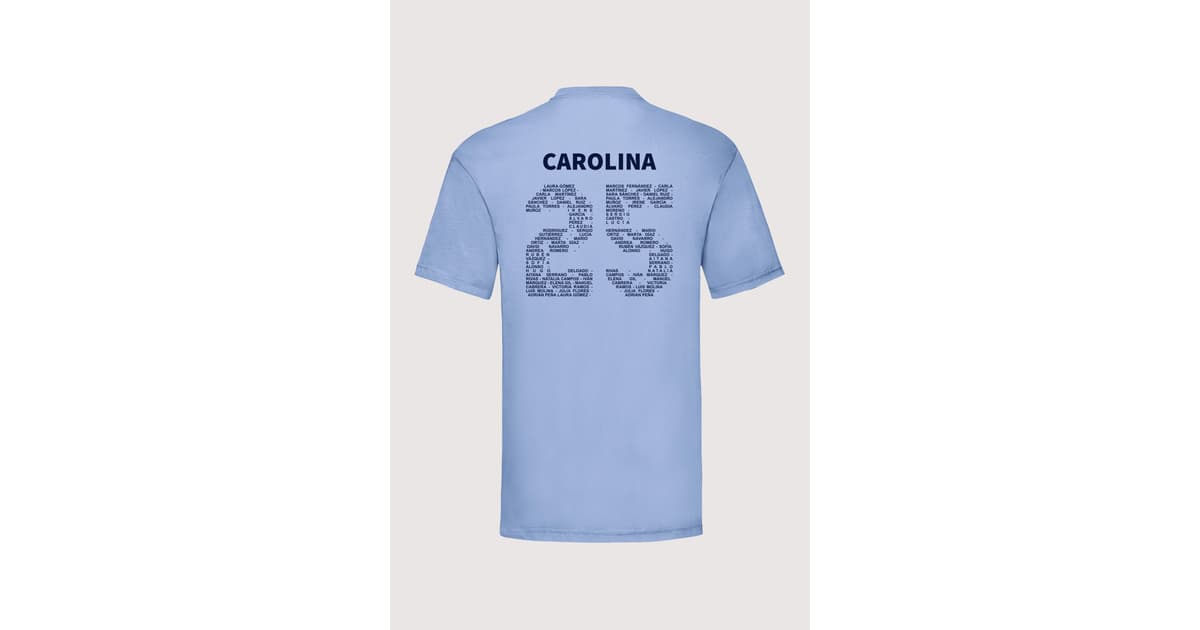 Camisetas graduación con nombre