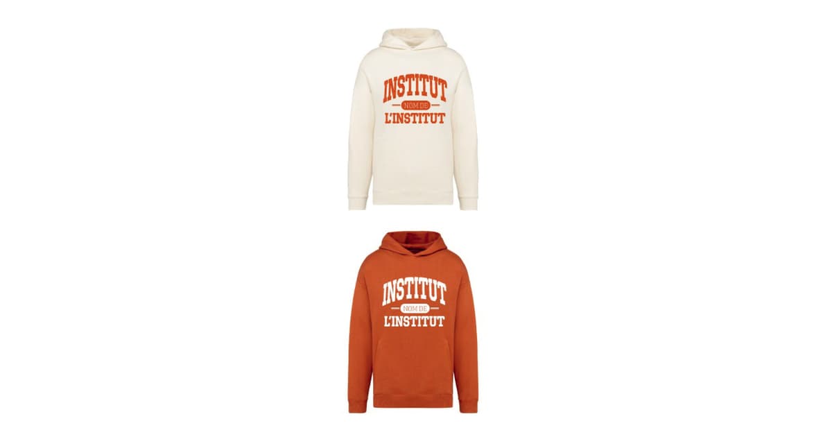 Sudadera instituto personalizada