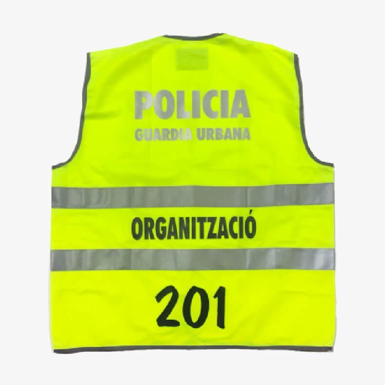Chaleco reflectante personalizado