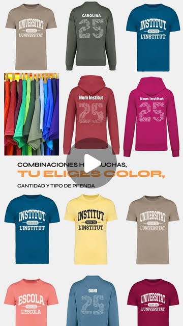 Sudaderas y camisetas personalizadas para promociones